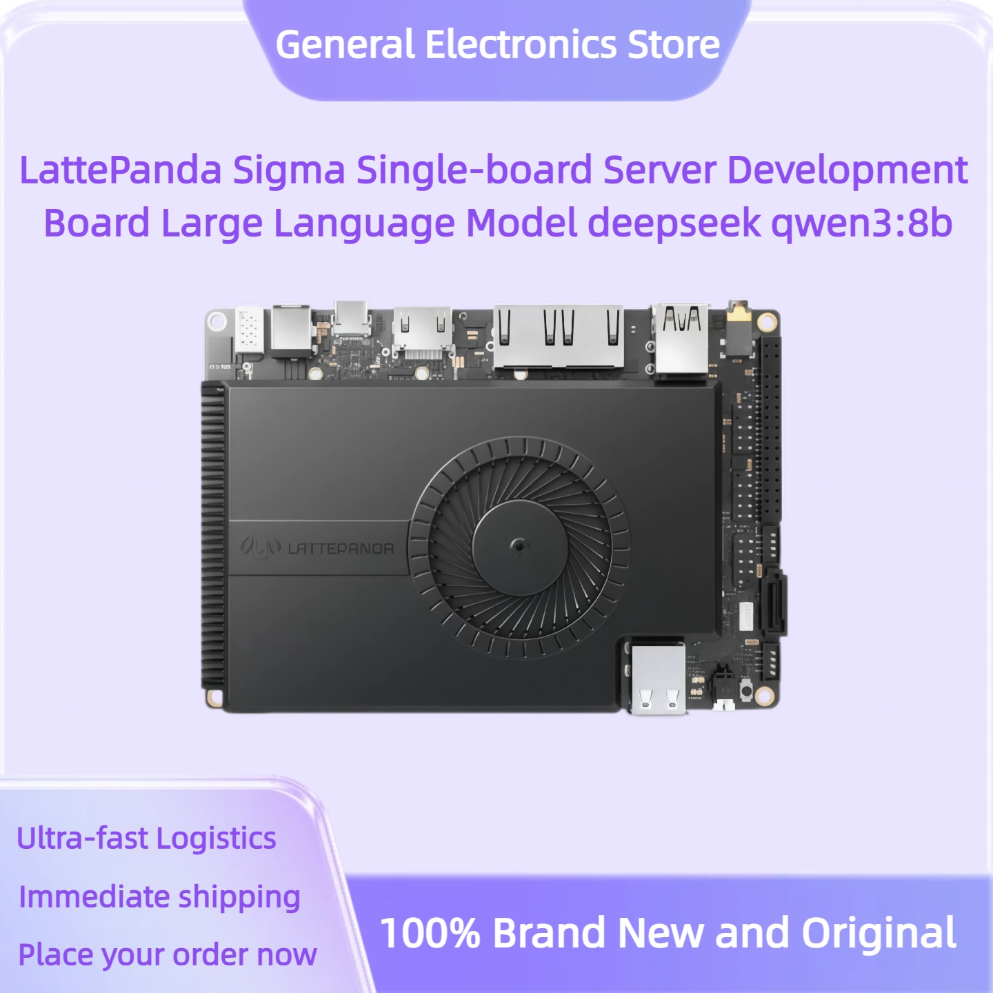 Lattepanda Sigma 32Gb - LattePanda Sigma Einplatinen-Server-Entwicklungsboard für große Sprachmodelle