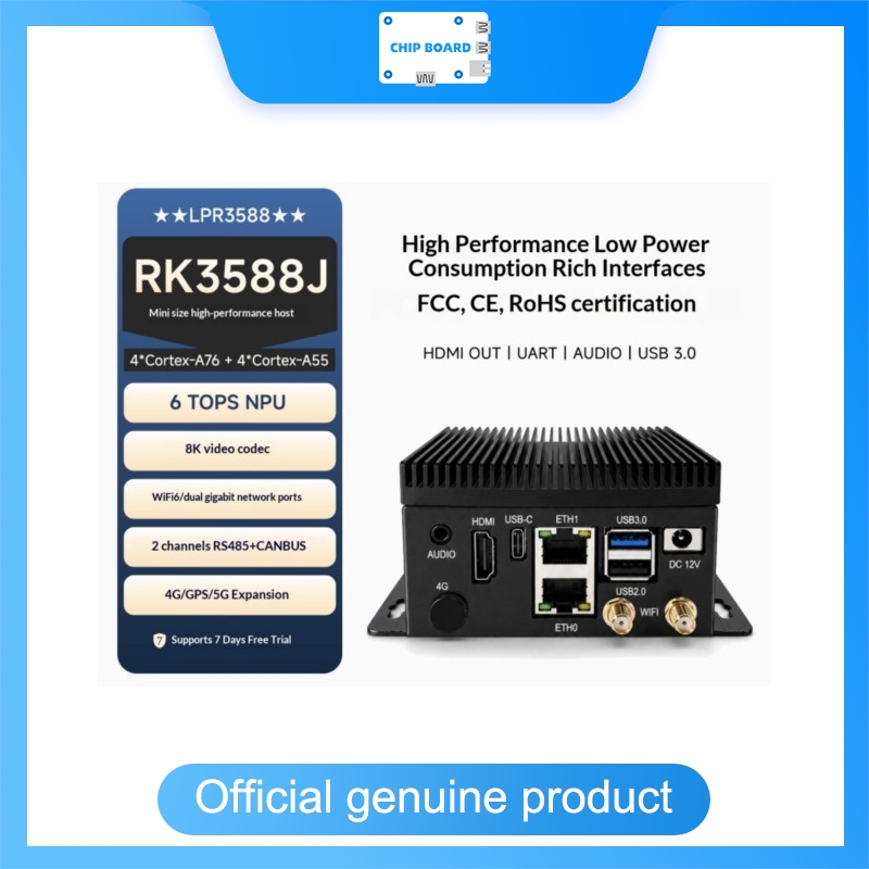 Rk3588 Mini Pc Board - Neardi Pi4 RK3588 Industrie-Mini-PC, Rockchip 8K-Videokodek